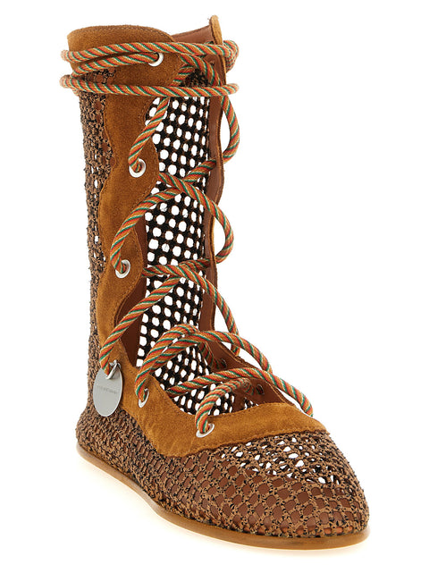 Kiko Kostadinov Reticella Ankle Boots