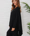 Knit Dolman Open Caradigan - Black