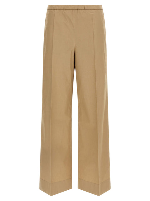 Moncler Grosgrain Logo Patch Pants