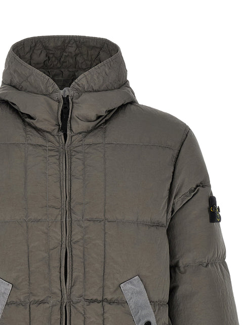 Stone Island Crumpled Effect Down Jacket