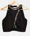 Lace & Beads - Roamine Wrap Top in Black