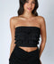 Layered Ruffle Tube Top