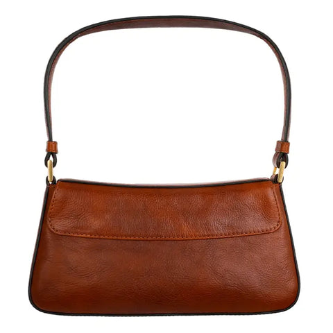 Leather Handbag - Bright Lights, Big City Brown