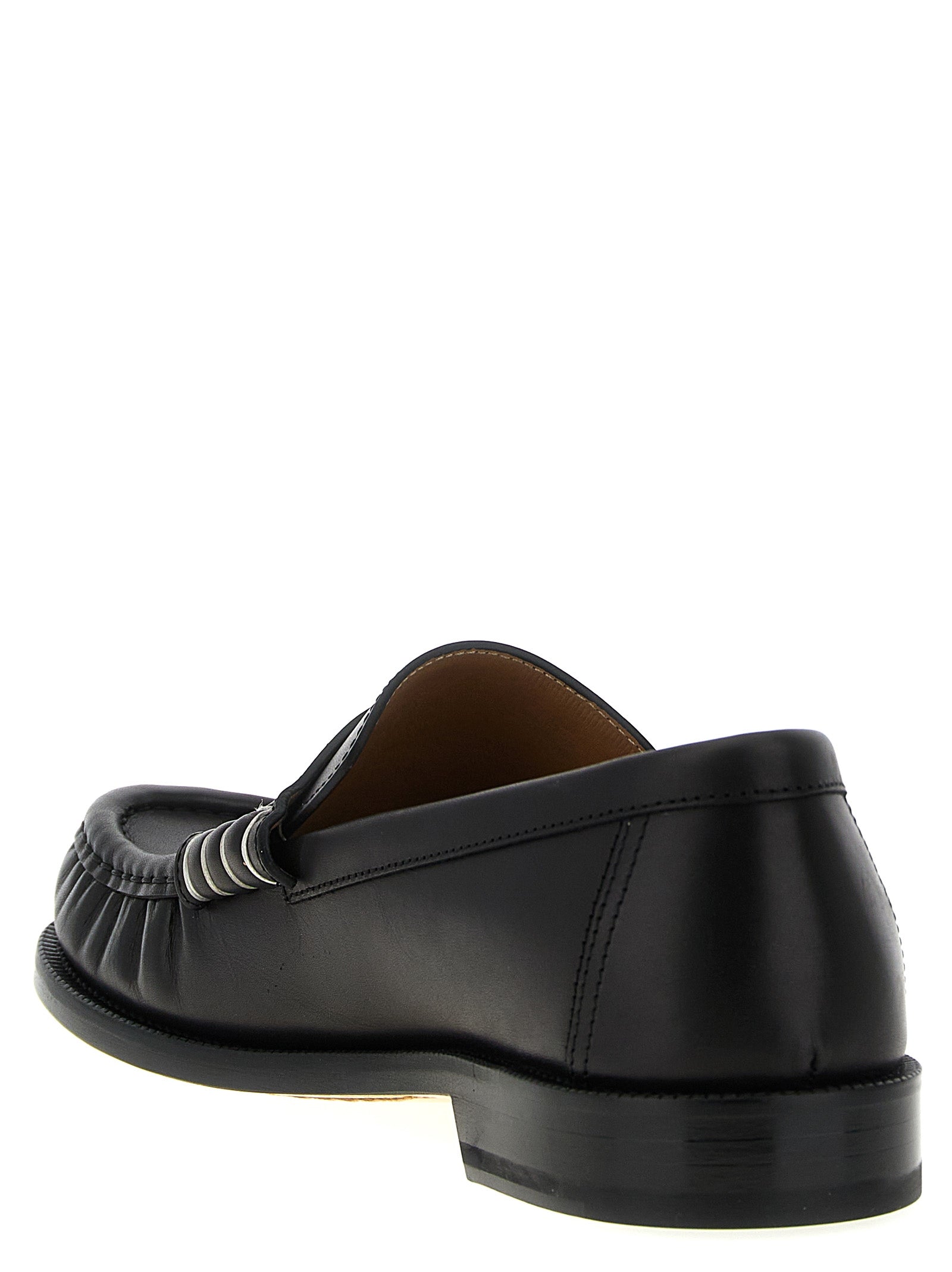 Leather Loafers with Padded Comfort Insole