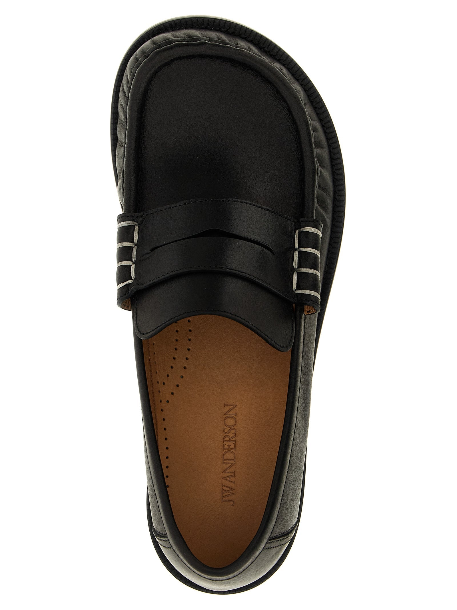 Leather Loafers with Padded Comfort Insole