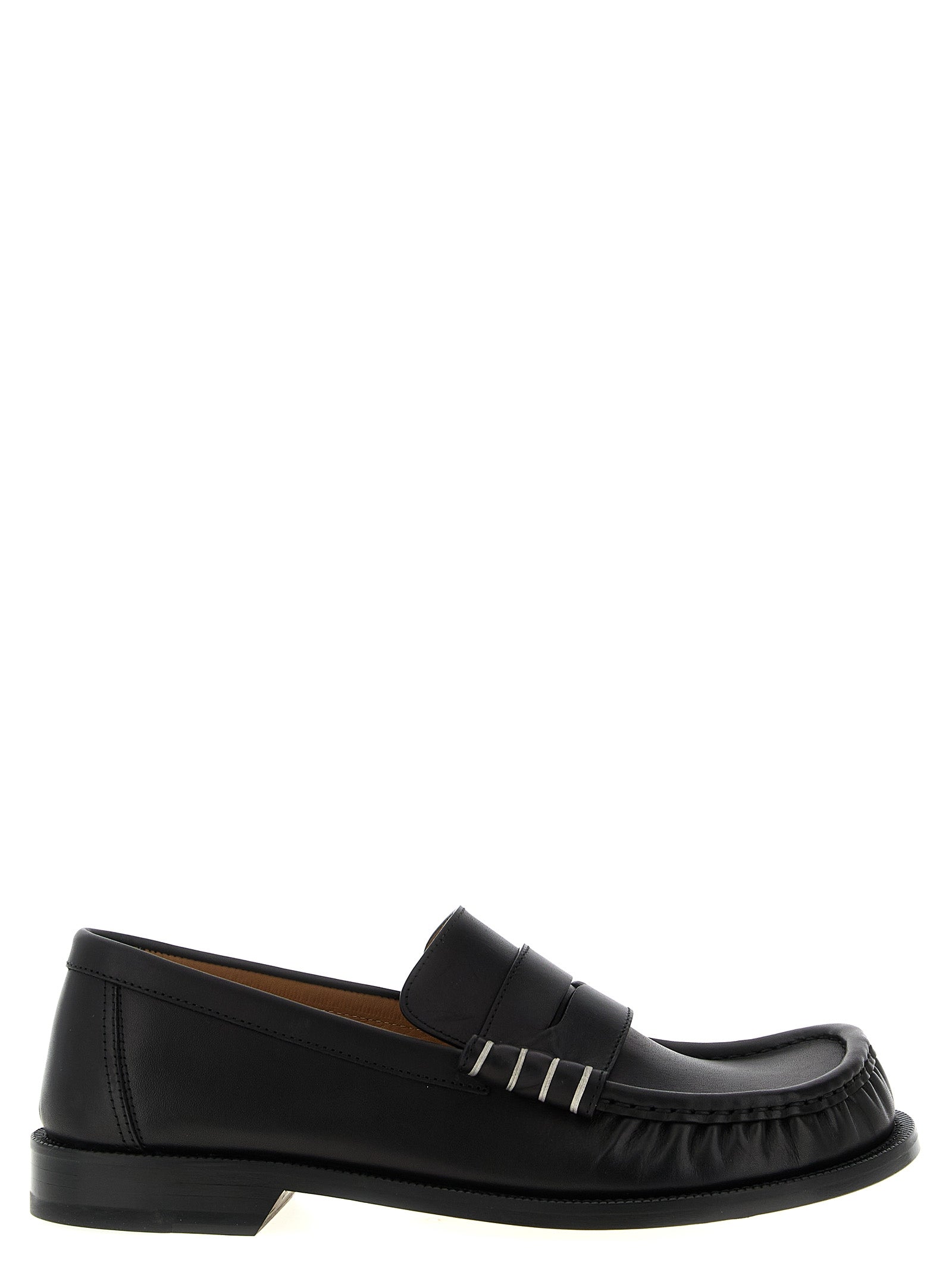 Leather Loafers with Padded Comfort Insole