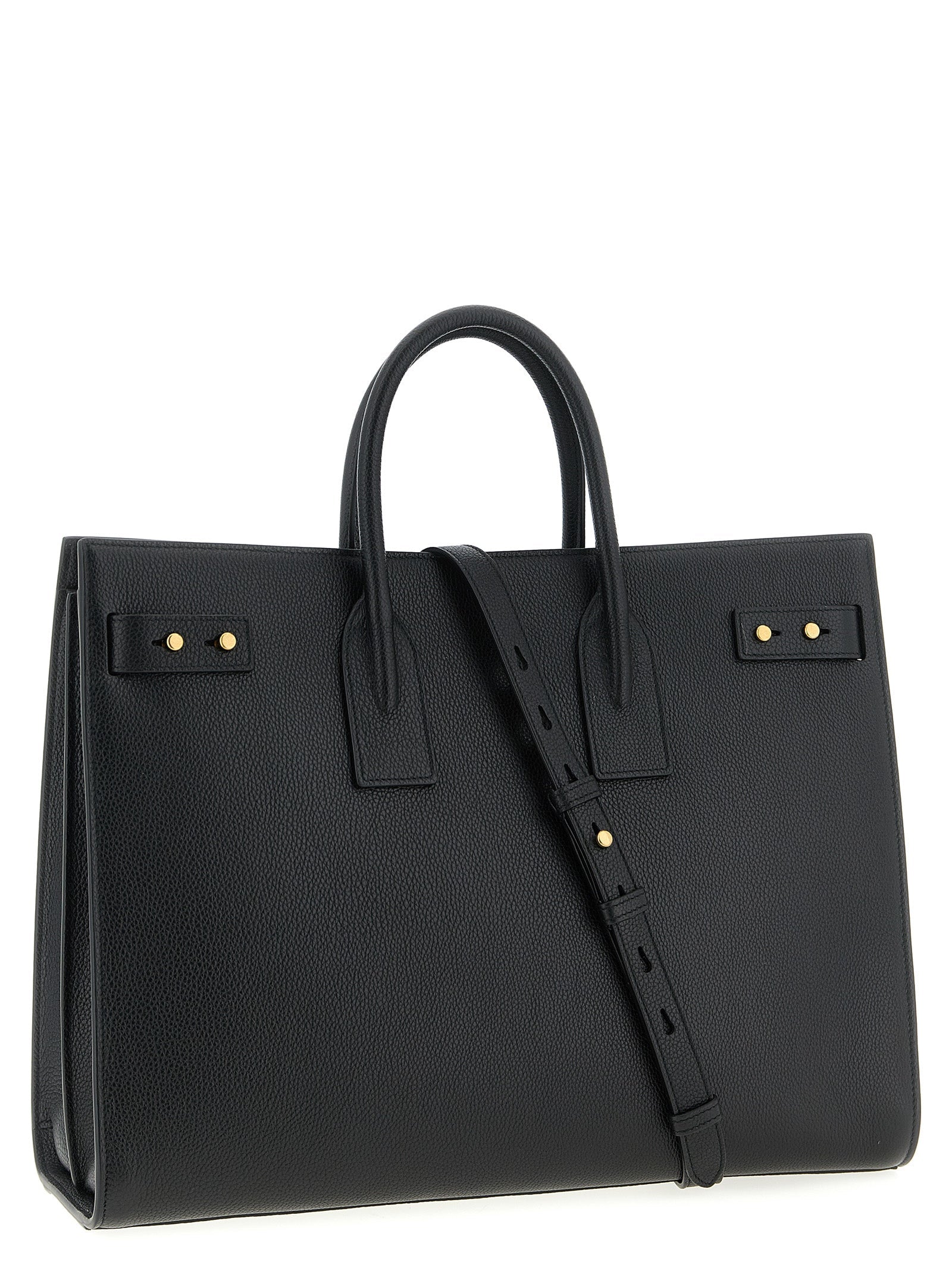 Leather Sac De Jour Handbag for Everyday Use
