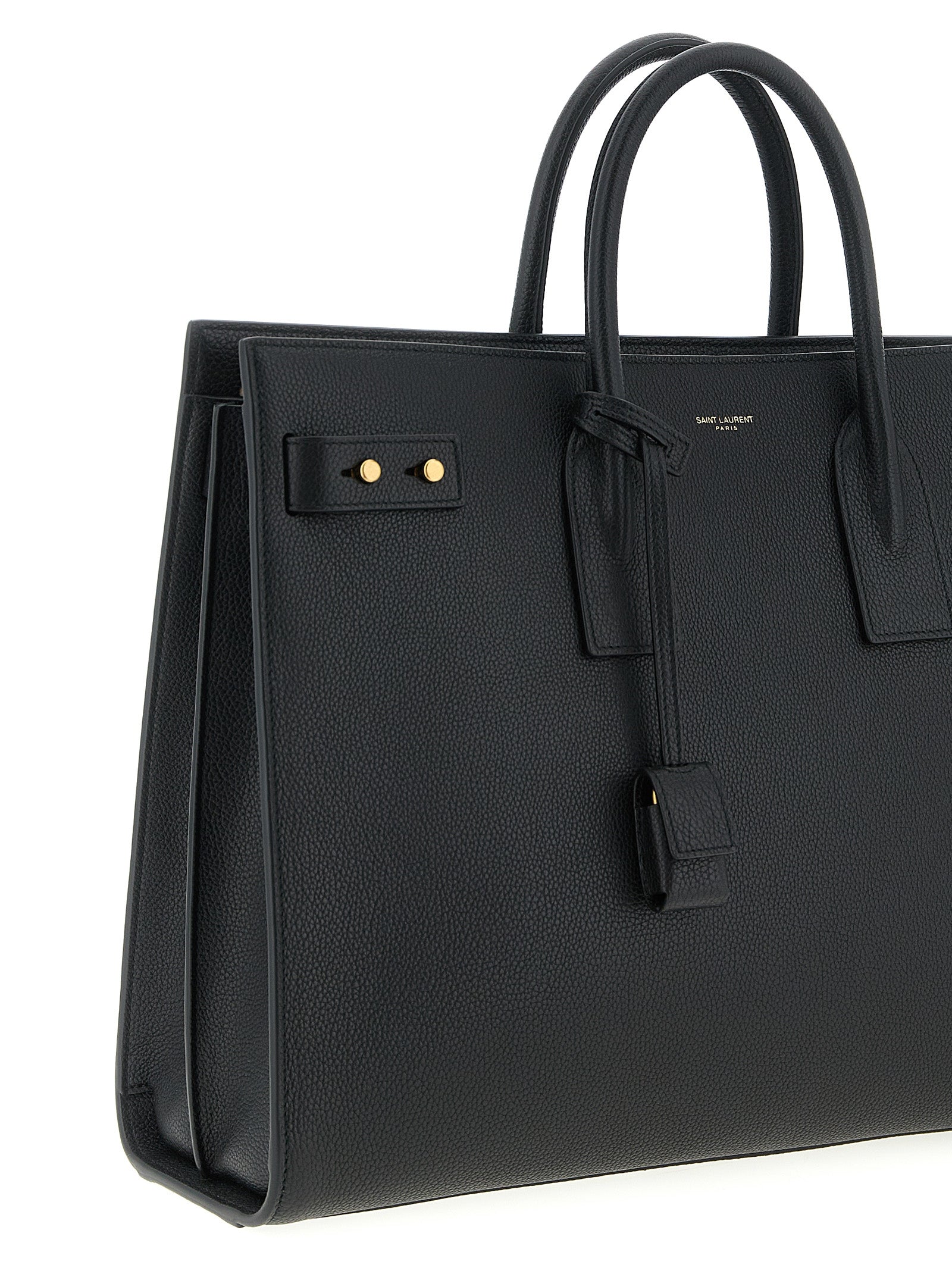 Leather Sac De Jour Handbag for Everyday Use