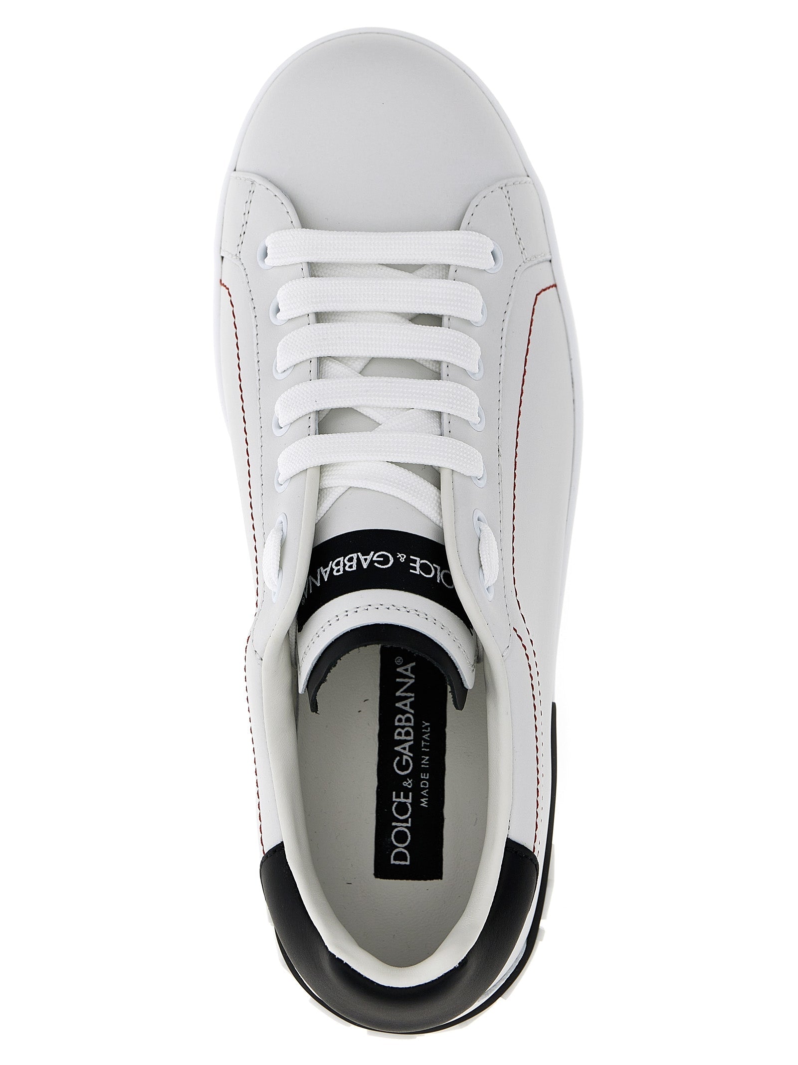 Leather Sneakers with Rubber Sole for Comfort