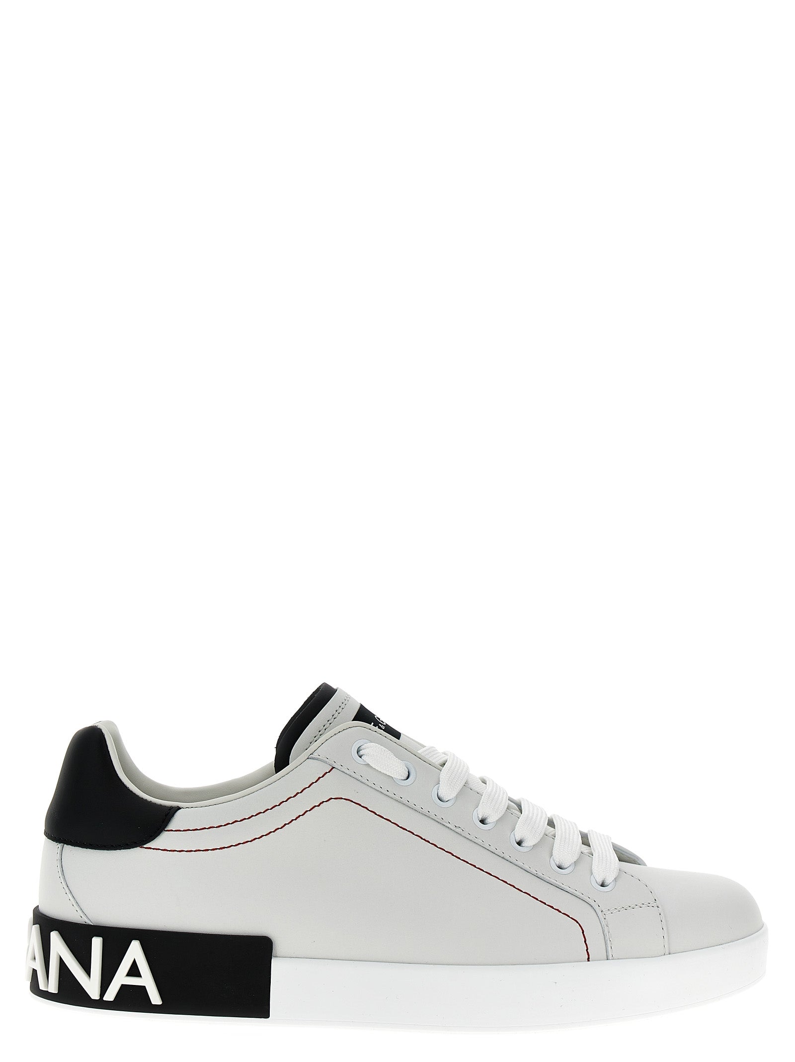 Leather Sneakers with Rubber Sole for Comfort