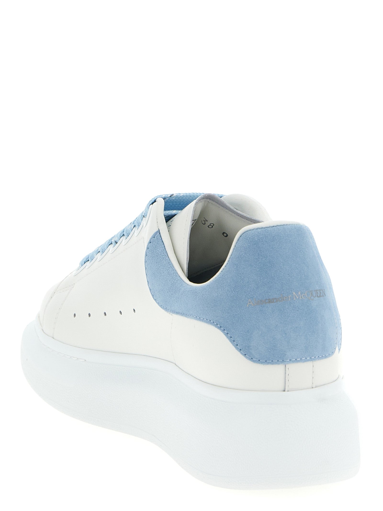 Leather Sneakers with Suede Heel for Comfort and Everyday Wear