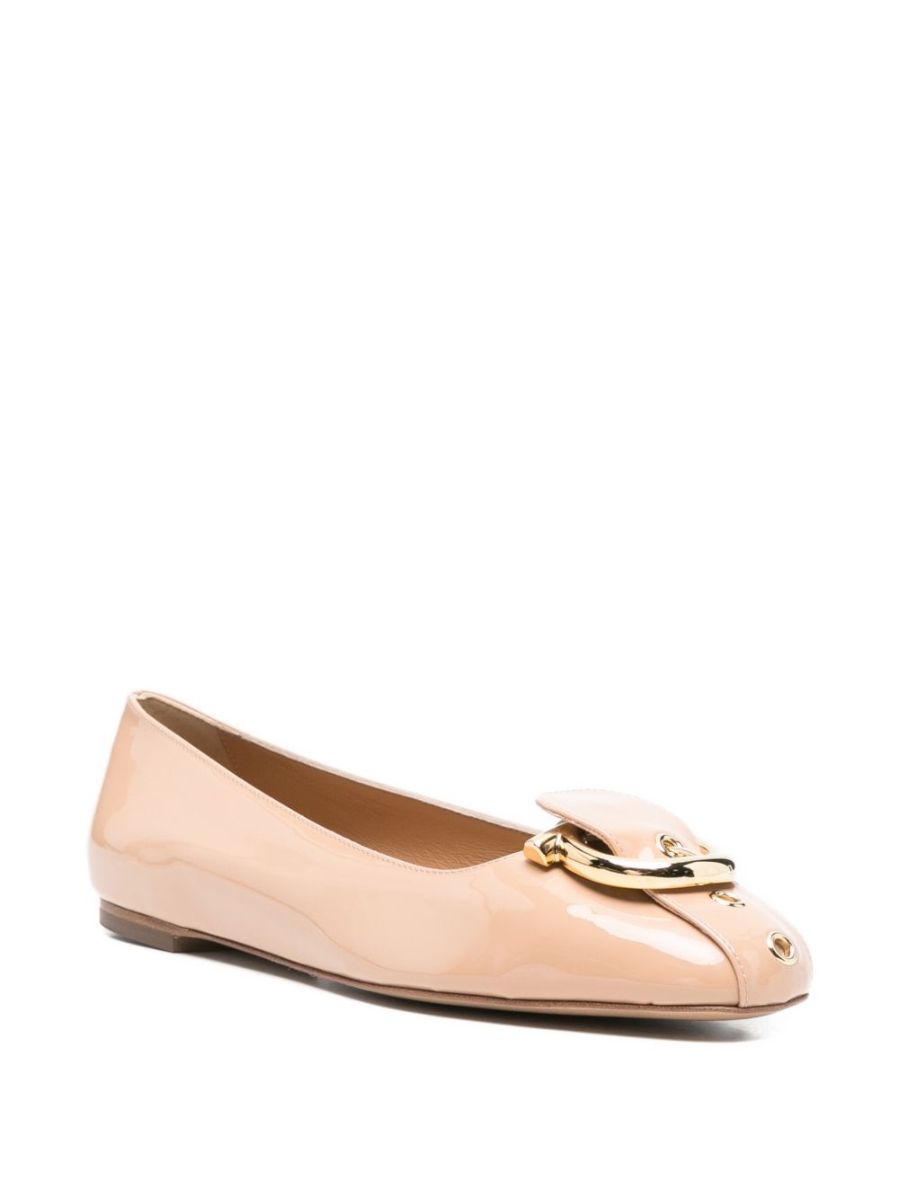 Leather Square Toe Slip-On Flats for Comfort