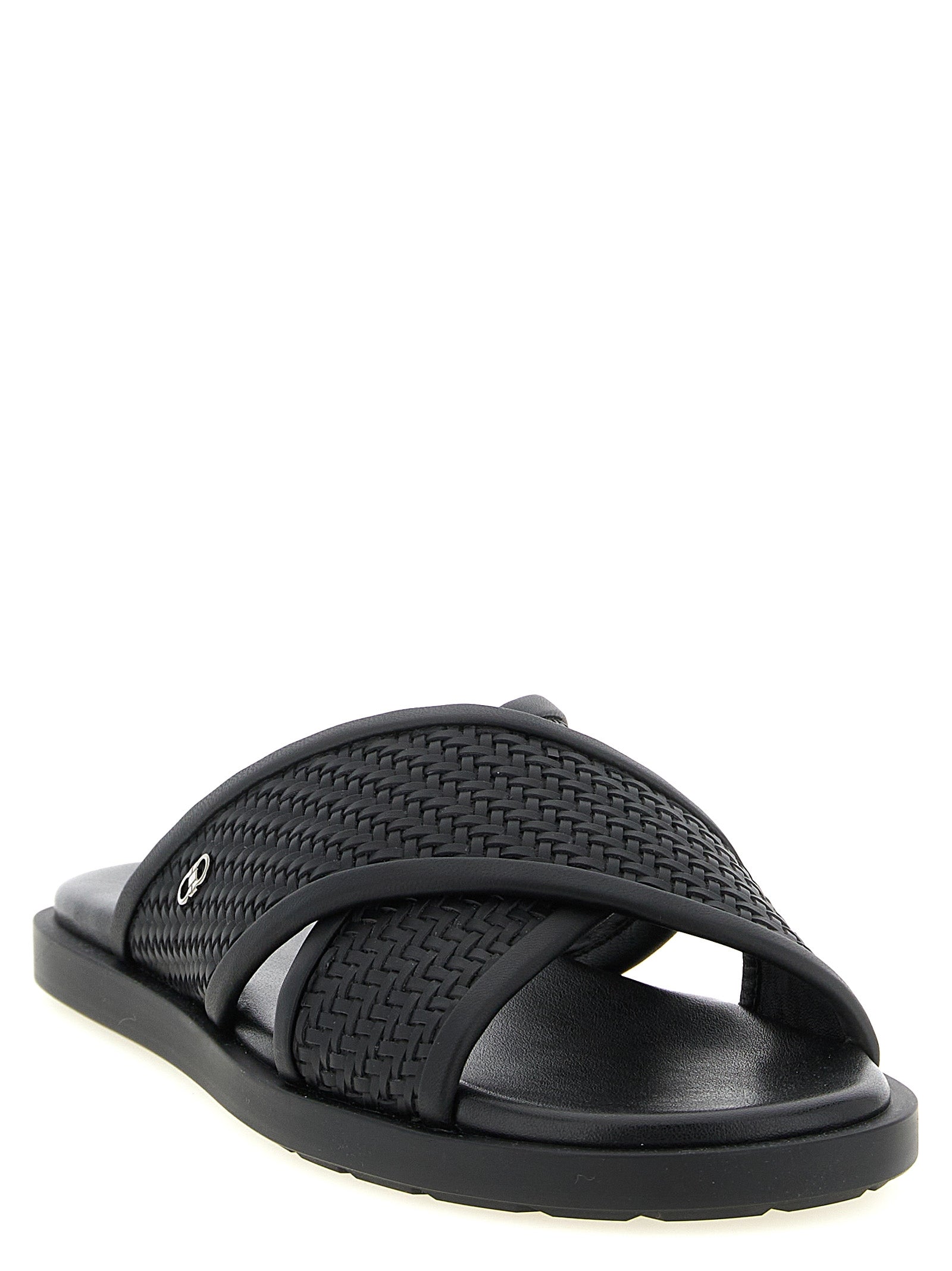 Leather Summer Sandals with Padded Comfort Insole