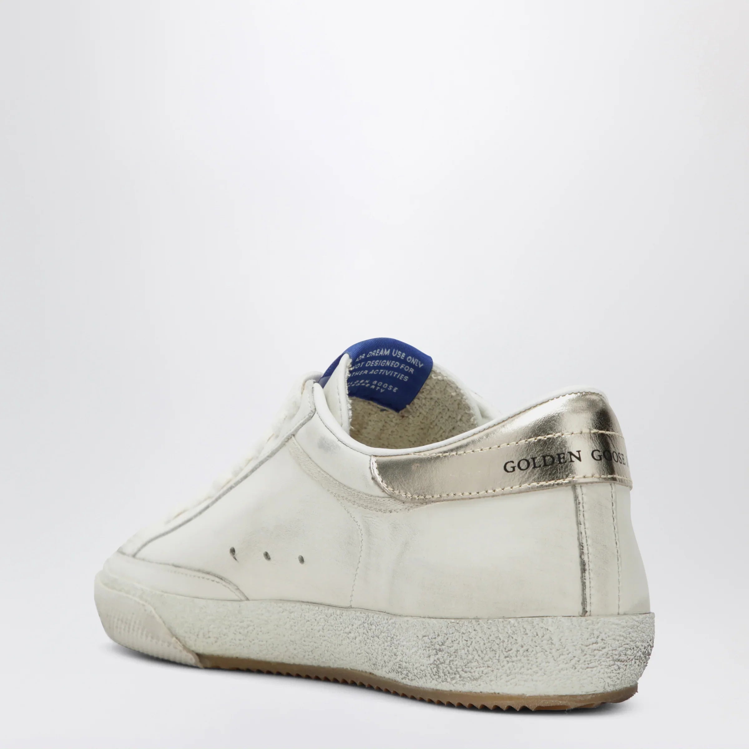 Leather Super-Star Sneakers White Red Platinum Comfortable Everyday