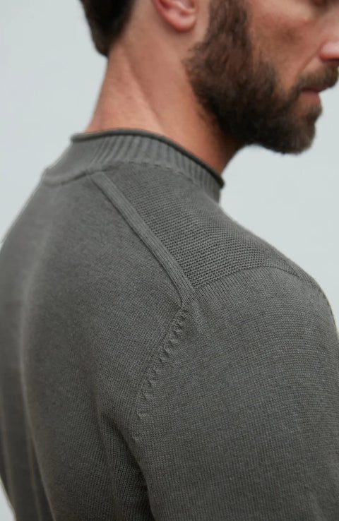 Lightweight Organic Cotton Linen Saddle Shoulder Jumper