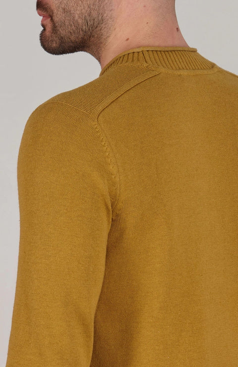 Lightweight Organic Cotton Linen Saddle Shoulder Jumper