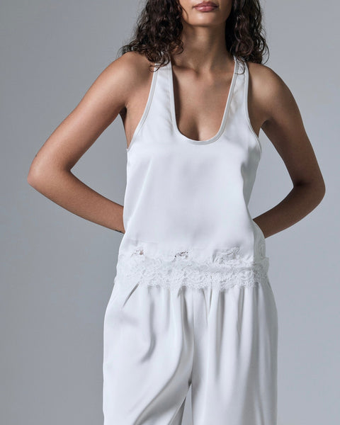 Wren Satin Lace Top