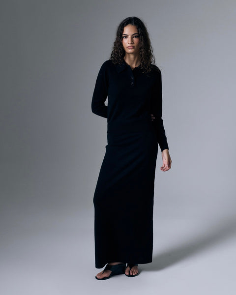 Tove Cashmere Blend Maxi Skirt