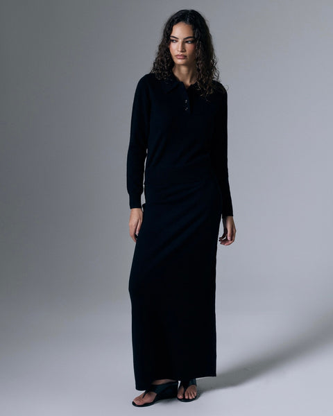 Tove Cashmere Blend Maxi Skirt