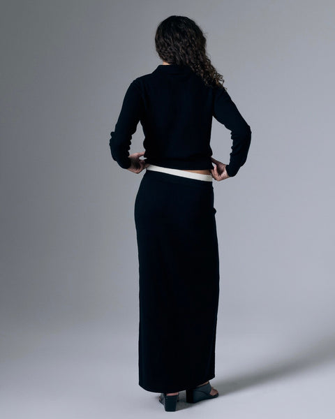 Tove Cashmere Blend Maxi Skirt