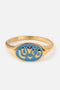 Loved Oval Signet Ring