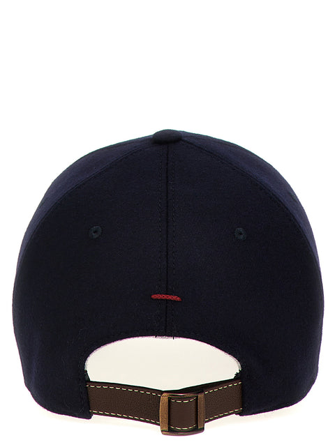 Brunello Cucinelli Logo Embroidery Cap