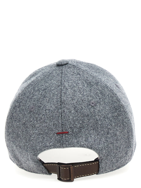 Brunello Cucinelli Logo Embroidery Cap