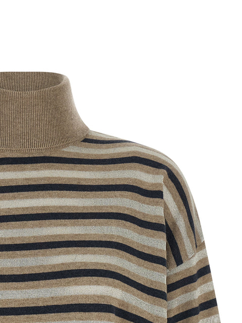 Brunello Cucinelli Sparkling Stripes Sweater