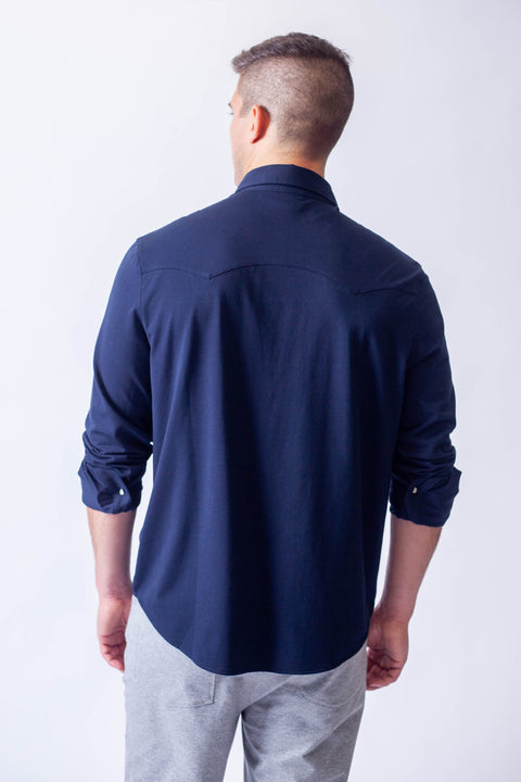 Buki’s Cinqo Western Tech Shirt - Navy
