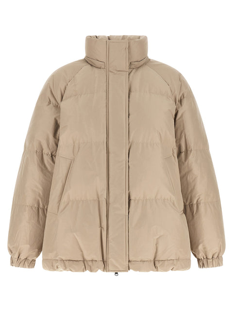 Brunello Cucinelli Beige Taffeta Down Jacket