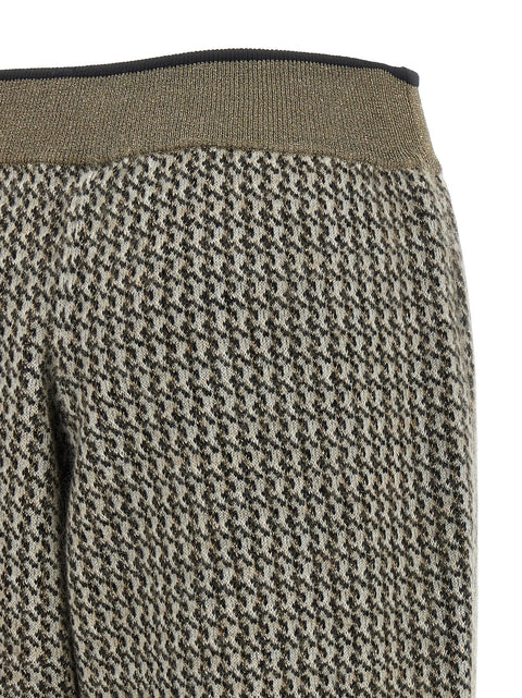 Brunello Cucinelli Track Houndstooth Pants