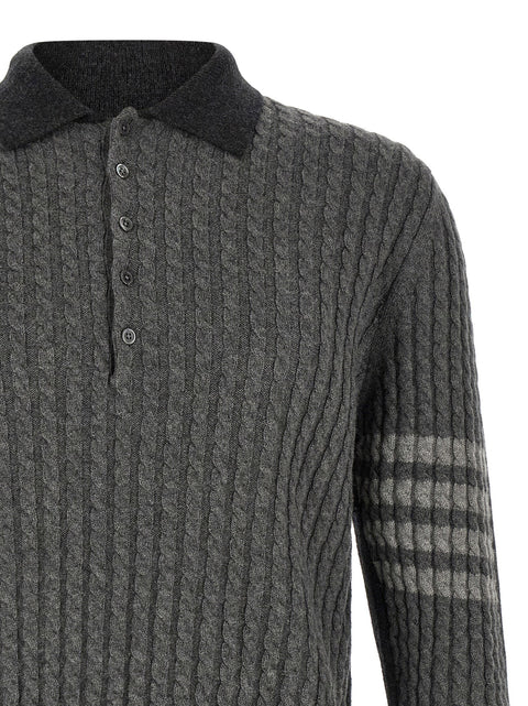 Thom Browne 2-in-1 Trompe Loeil Polo Shirt