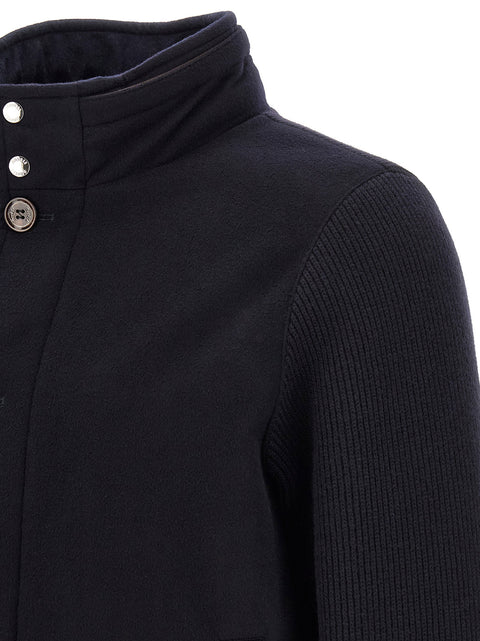 Moorer Levion Wool And Cashmere Bomber Jacket