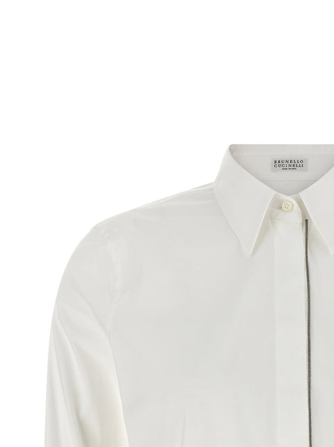 Brunello Cucinelli Shiny Trim Shirt