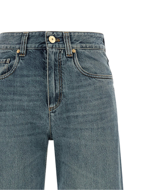 Brunello Cucinelli Contemporary Loose Blue Jeans