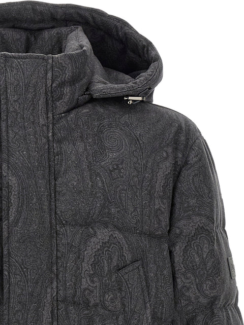 Etro Grey Arnica Down Jacket