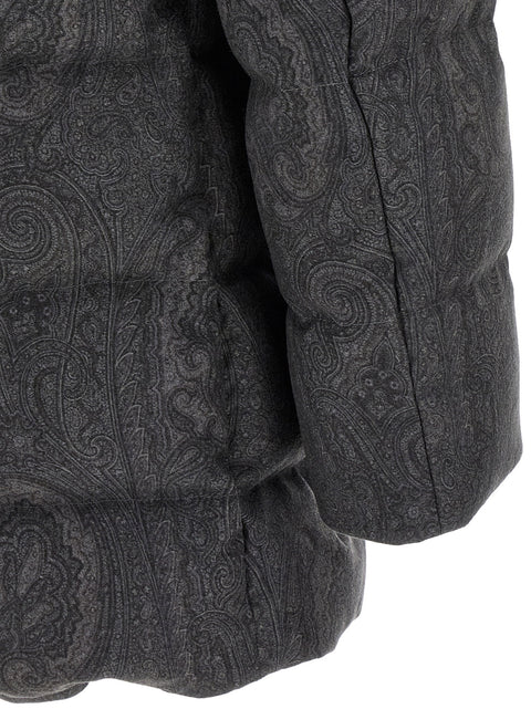 Etro Grey Arnica Down Jacket