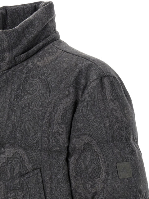 Etro Grey Arnica Down Jacket