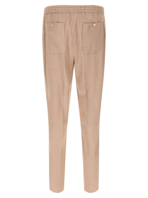 Etro Flamed Linen Joggers