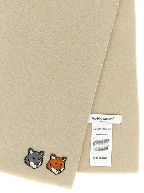 Maison Kitsuné Double Fox Head Scarf