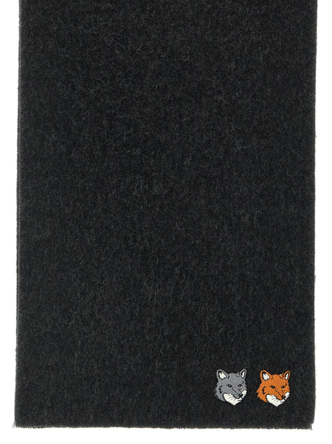 Maison Kitsuné Double Fox Head Scarf