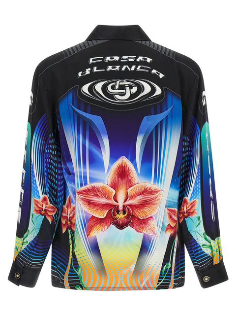 Casablanca Orchid Racer Shirt