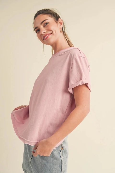 Mali Baby Tee Short Sleeve Top Cherry Blossom
