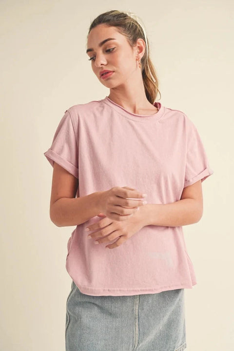 Mali Baby Tee Short Sleeve Top Cherry Blossom