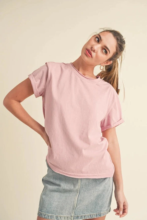 Mali Baby Tee Short Sleeve Top Cherry Blossom