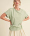 Mali Baby Tee Short Sleeve Top Sage