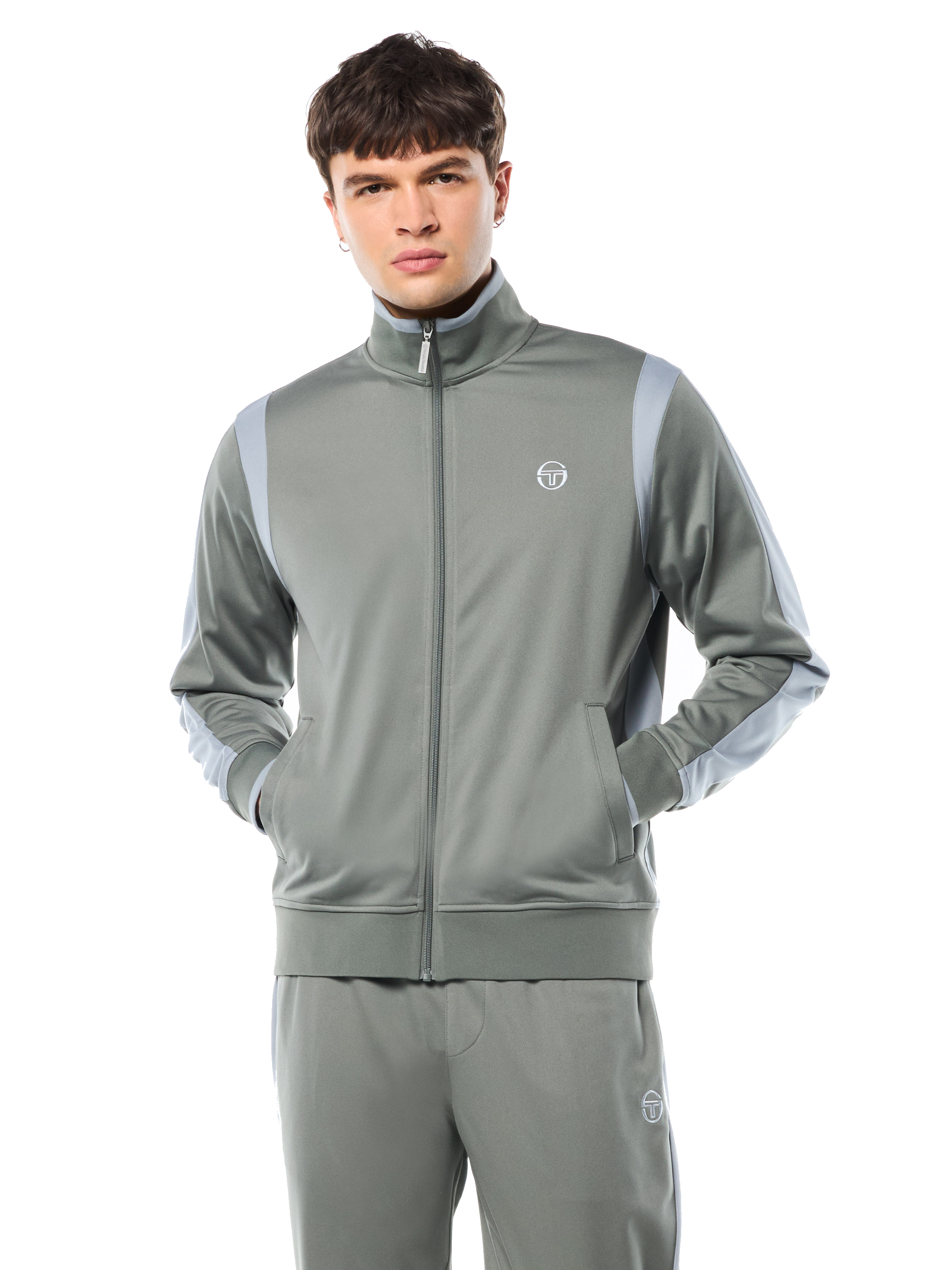 Massimo Track Jacket-Agave Green