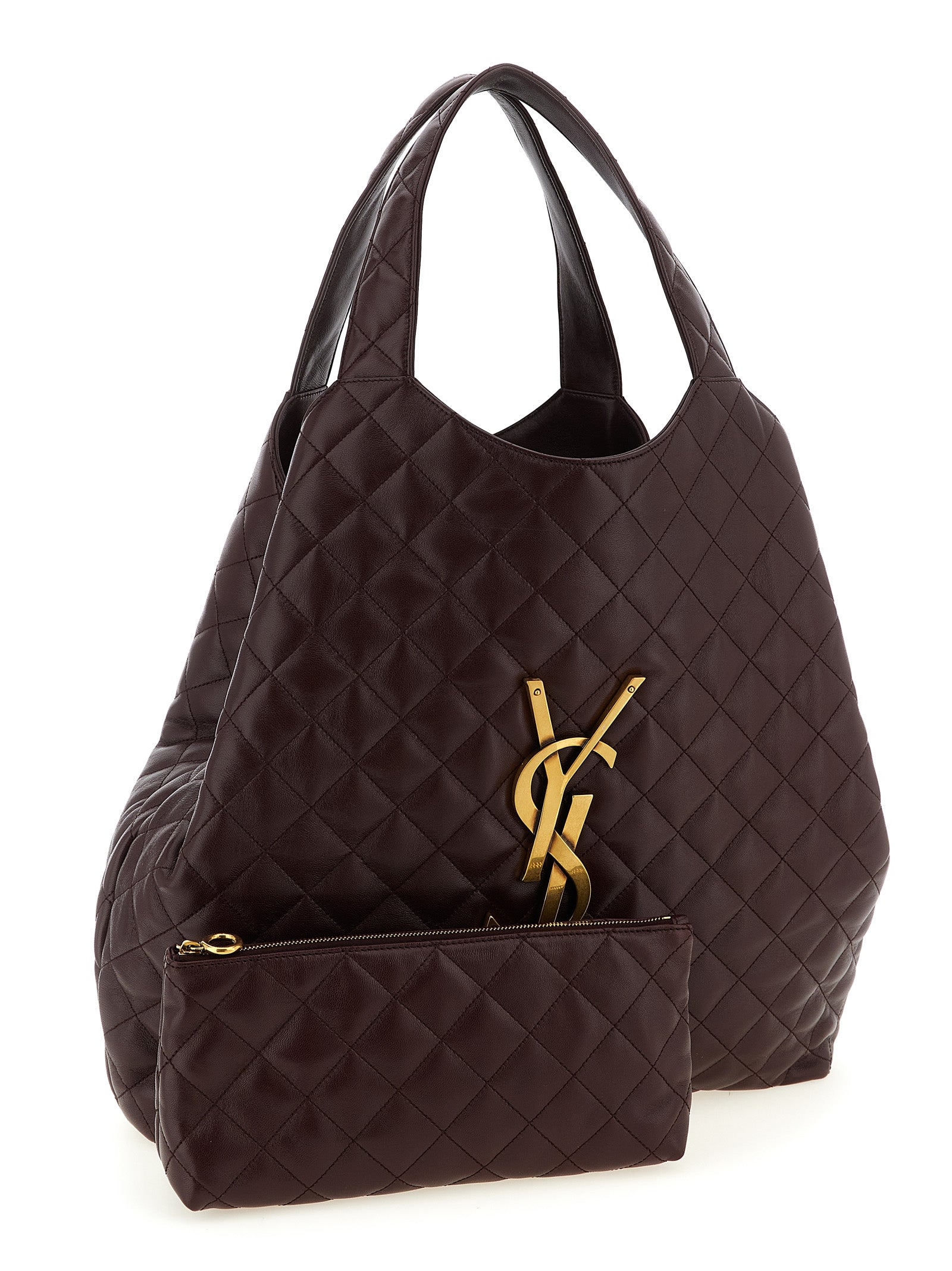 Maxi Lamb Nappa Quilted Tote Bag Everyday Use