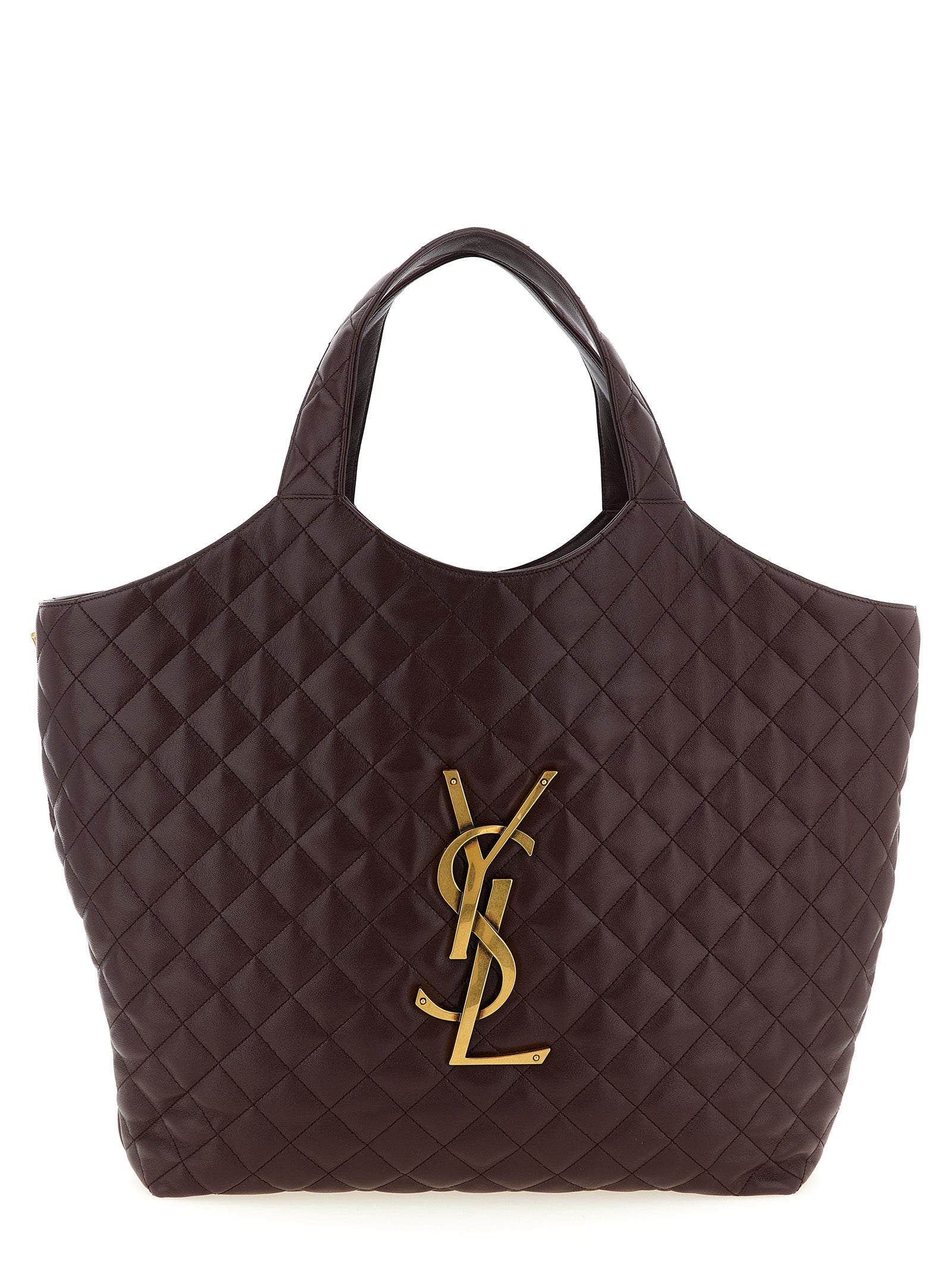 Maxi Lamb Nappa Quilted Tote Bag Everyday Use