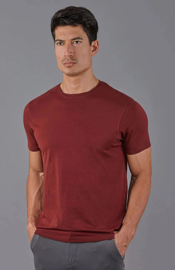 Mens Heavyweight Fitted Supima Cotton T-Shirt Port